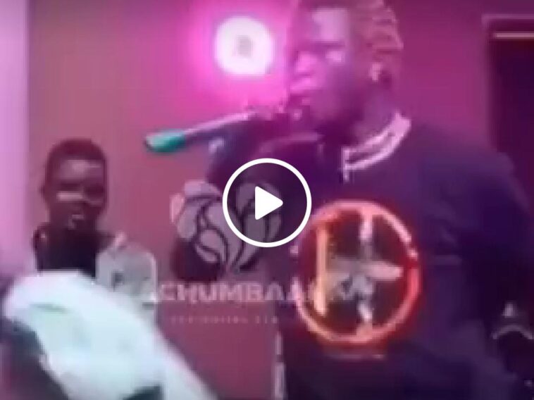 VIDEO: Gravity Omutujju punches fan live on stage while performing VIDEO: Gravity Omutujju punches fan live on stage while performing