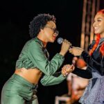 Video: Clout chasing Spice Diana runs to studio, stings Sheebah