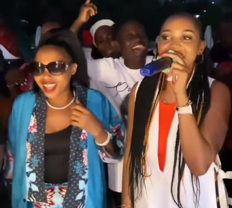 VIDEO: Watch Fans squeeze Spice Diana’s mum as she performs with her VIDEO: Watch Fans squeeze Spice Diana’s mum as she performs with her