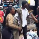 VIDEO: Watch a Fight in Owino market as vendors fight for clients