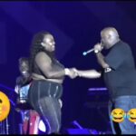 VIDEO: Watch as Kafumisi DJ Nimrod runs away from huge woman VIDEO: Watch as Kafumisi DJ Nimrod runs away from huge woman