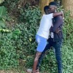 VIDEO: Couple nabbed chewing each other on the road side