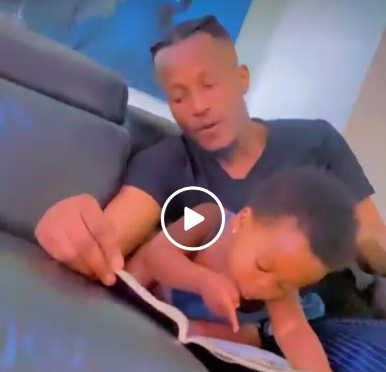 VIDEO: Grace Khan and Prince Omar hit studio with their daughter