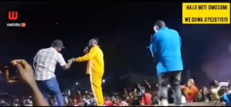 VIDEO: Bebe Cool embarrasses fan on stage