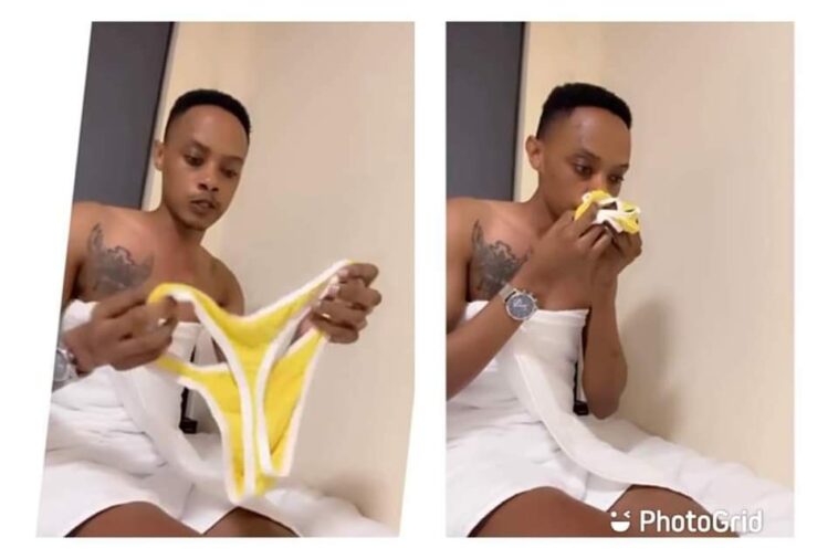 VIDEO: Arthur Kayima shows off his G string panty VIDEO: Arthur Kayima shows off his G string panty