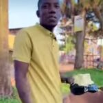 VIDEO: Ugandans are not serious- watch as man jokes with a cow in the city