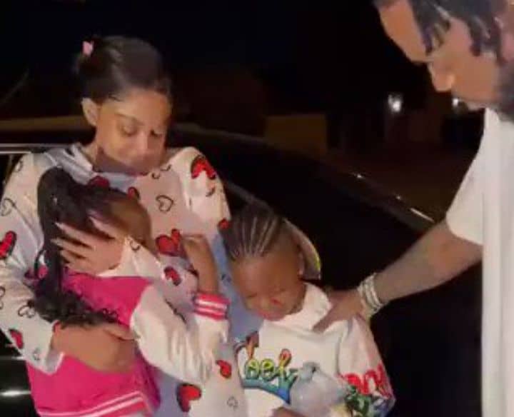 VIDEO: Watch as Zari’s kids beg dad Diamond Platinumz to stay with them VIDEO: Watch as Zari’s kids beg dad Diamond Platinumz to stay with them