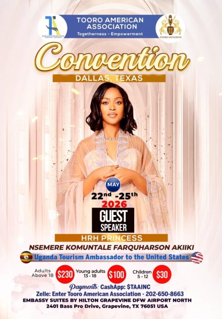 Princess Komuntale Nsemere set to speak at Tooro American Association Convention 2026 Princess Komuntale Nsemere set to speak at Tooro American Association Convention 2026