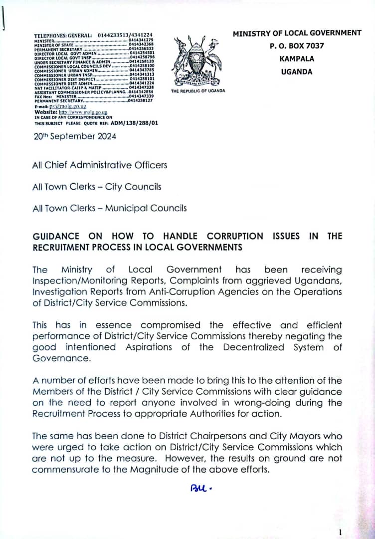 Recruitment Into District Service Commissions Is a Free Service” Recruitment Into District Service Commissions Is a Free Service”